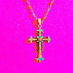 YCLM Crystal Religious Necklace
